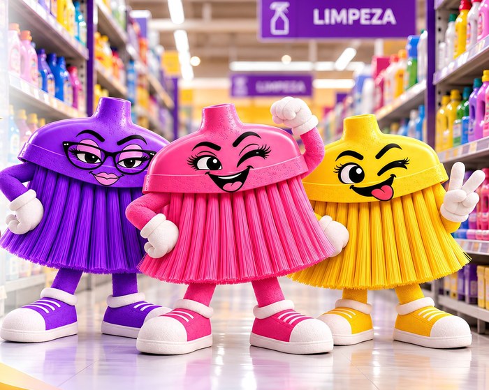 As Kankes no corredor do supermercado